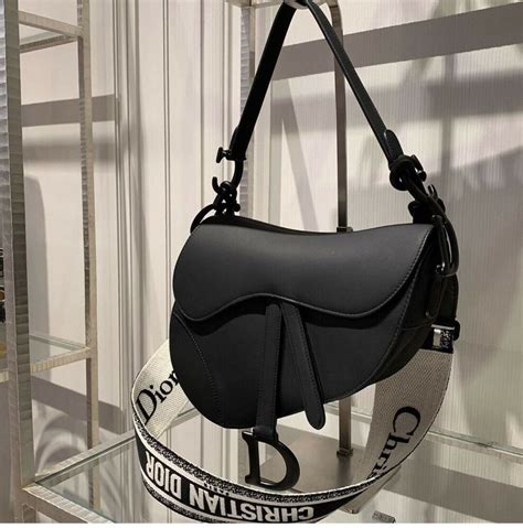 black saddle dior bag|authentic christian dior saddle bag.